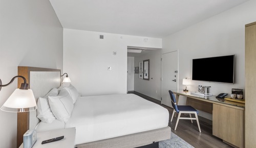 Habitación, 1 cama de matrimonio grande (Mobility, Roll-In Shower)