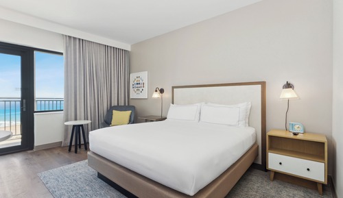 Habitación, 1 cama de matrimonio grande, balcón (Gulf Front)