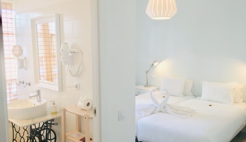 Habitación de lujo con 1 cama doble o 2 individuales, baño privado