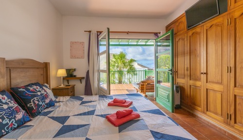 Habitación panorámica doble, terraza, en una planta alta
