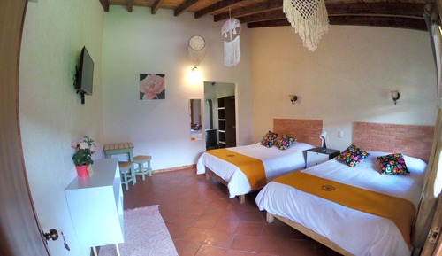 Habitación cuádruple Premium, 2 camas de matrimonio, accesible para personas con discapacidad