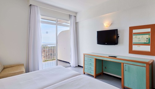 Habitación doble de uso individual, balcón, vistas al mar