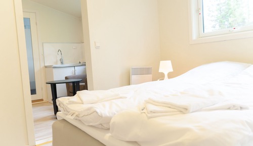 Habitación doble, 1 cama doble, cocina básica