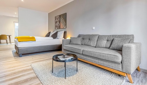 Suite with sofa bed & balcony