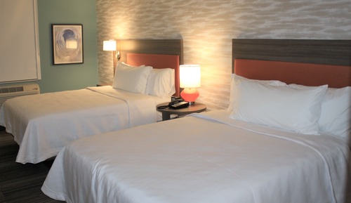 Estudio, 2 camas de matrimonio, accesible para personas con discapacidad (Hearing)