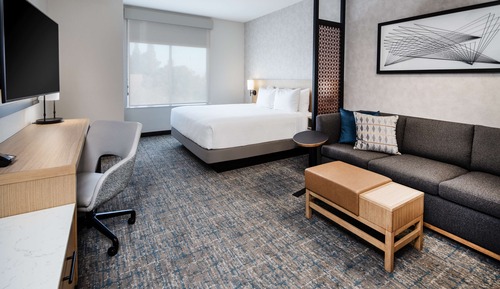 Habitación, 1 cama de matrimonio grande con sofá cama