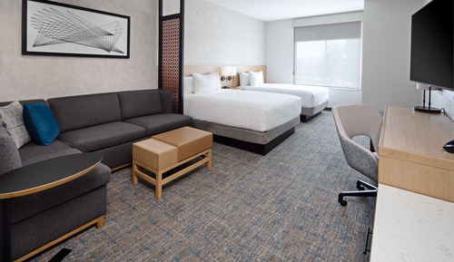 Habitación (2 Queen Beds & 1 Sofa Bed, High Floor)