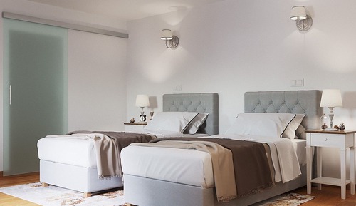 Habitación con 1 cama doble o 2 individuales