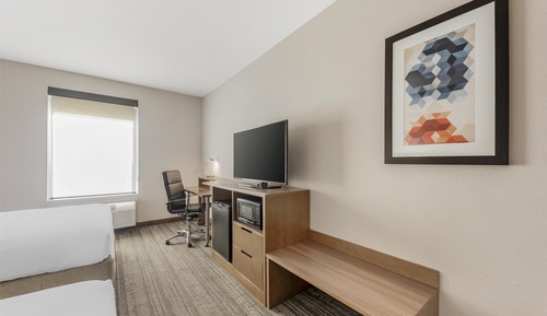 Habitación estándar, 2 camas de matrimonio, no fumadores, frigorífico y microondas