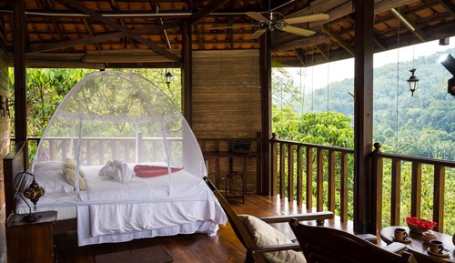 Habitación Deluxe doble, 1 cama de matrimonio grande, vistas a la montaña