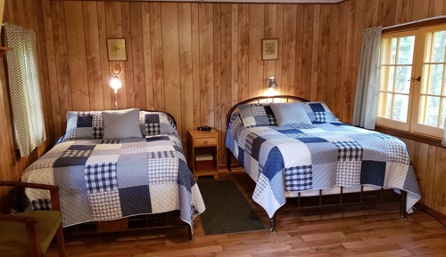 Cabaña familiar, varias camas