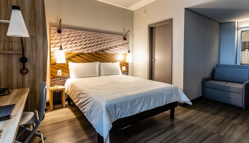 Habitación, 1 cama doble con sofá cama