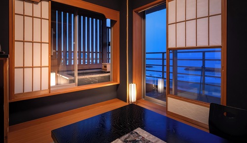 Habitación cuádruple tradicional (Japanese Style Private Open-air Bath)