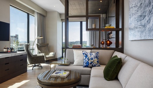 Suite estudio, 1 cama de matrimonio grande, vistas a la montaña