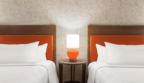 Estudio, 2 camas de matrimonio, accesible para personas con discapacidad, bañera