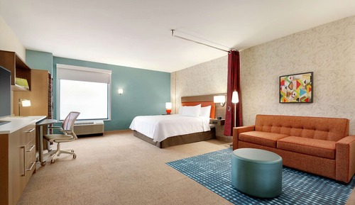 Estudio, 1 cama de matrimonio grande, accesible para personas con discapacidad, bañera