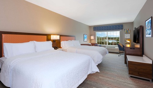 Estudio, 2 camas de matrimonio, accesible para personas con discapacidad (Hearing)