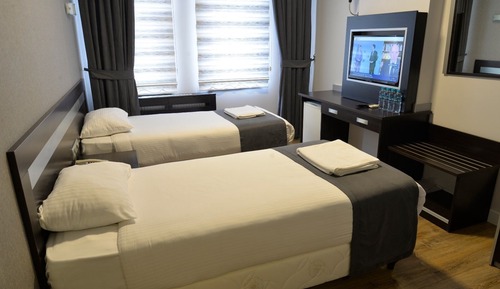 Habitación estándar con 2 camas individuales, vistas a la ciudad