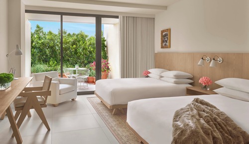 Habitación Deluxe, 2 camas de matrimonio, terraza