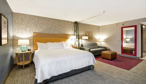 Estudio, 1 cama de matrimonio grande, accesible para personas con discapacidad (Hearing)