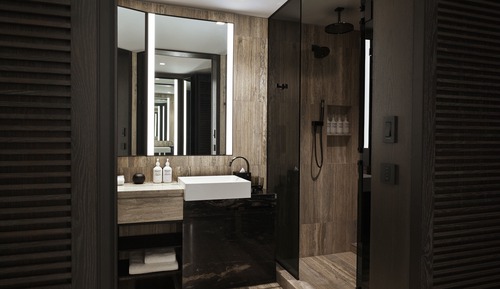 Habitación, 2 camas dobles, vistas a la ciudad (Hearing Accessible)