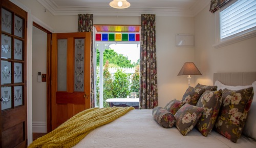Casa de campo de lujo, 1 cama de matrimonio grande, vistas a la montaña