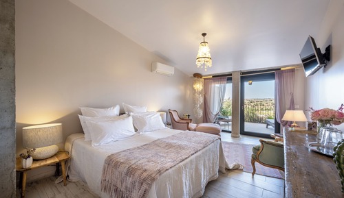 Suite de luna de miel, 1 cama de matrimonio, baño privado, vistas al valle (Natura)