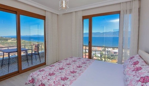 Suite familiar, 1 cama de matrimonio con sofá cama, cocina, vistas al mar