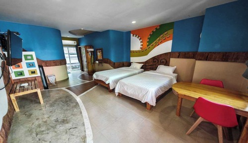 Habitación Deluxe con 2 camas individuales, no fumadores, vistas al jardín