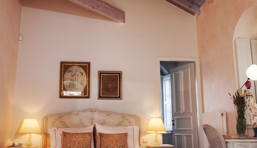 Habitación doble superior, chimenea