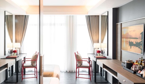 Habitación Deluxe, 2 camas individuales, vistas a la montaña