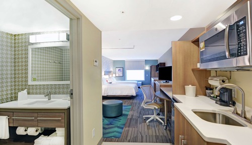 Estudio, 2 camas de matrimonio, accesible para personas con discapacidad (Hearing)