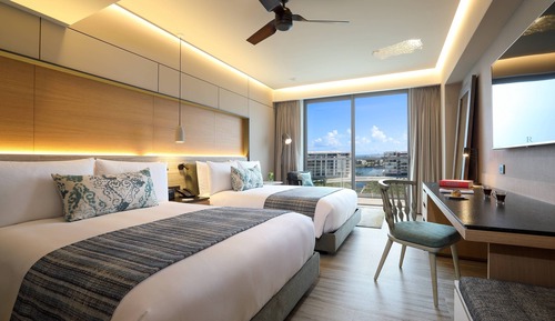 Habitación Deluxe, 2 camas dobles, no fumadores, balcón