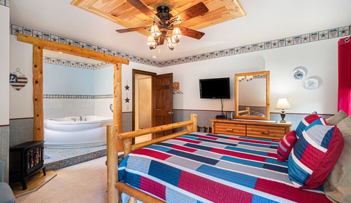 Habitación estándar doble, baño privado (Lake Placid Room)