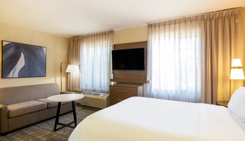 Suite estudio, 1 cama de matrimonio, cocina