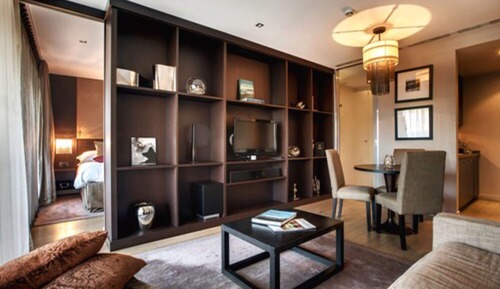 Suite, 1 cama de matrimonio grande con sofá cama, vistas al jardín