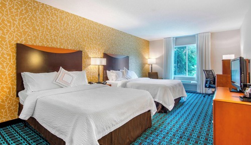 Habitación, 2 camas de matrimonio, no fumadores