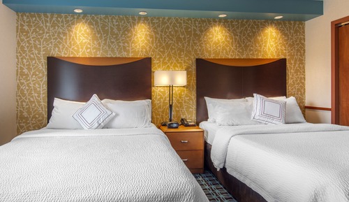 Estudio, 2 camas de matrimonio (Mobility/Hearing Accessible, Tub)