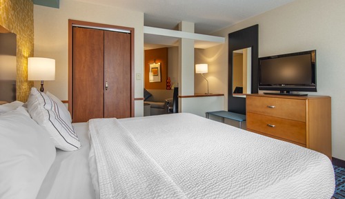 Estudio, 1 cama de matrimonio grande (Mobility/Hearing Accessible, Tub)