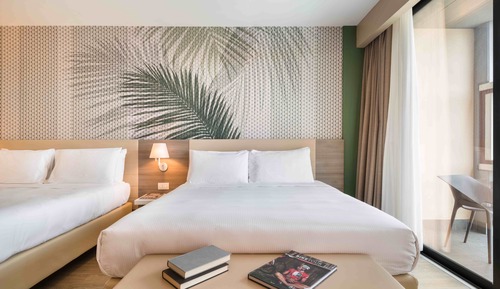 Habitación doble superior, vistas al jardín