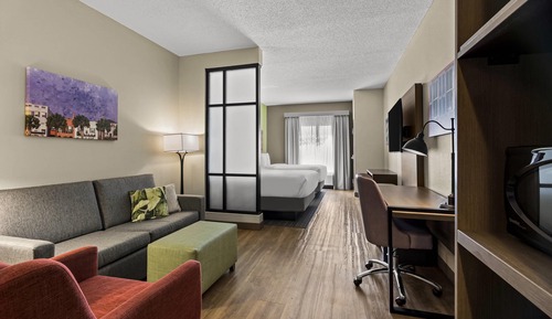 Suite, no fumadores (2 Queen Beds with Sofabed, Accessible)