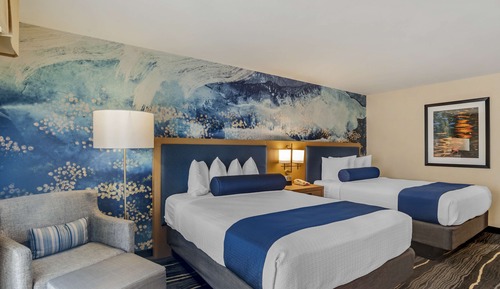 Habitación estándar, 2 camas de matrimonio, no fumadores, balcón