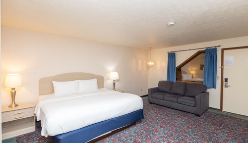 Habitación, 1 cama de matrimonio grande con sofá cama