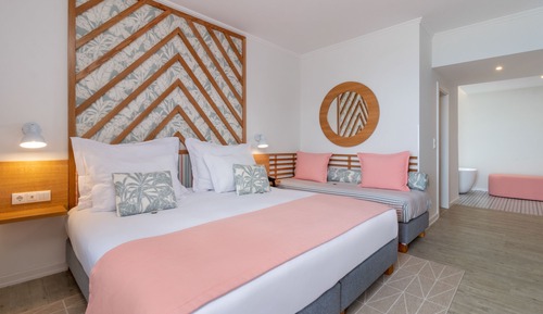 Habitación superior, 2 camas individuales, terraza, vistas al mar