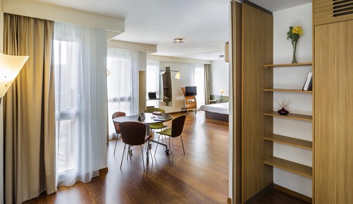 Suite estudio, 1 cama doble con sofá cama