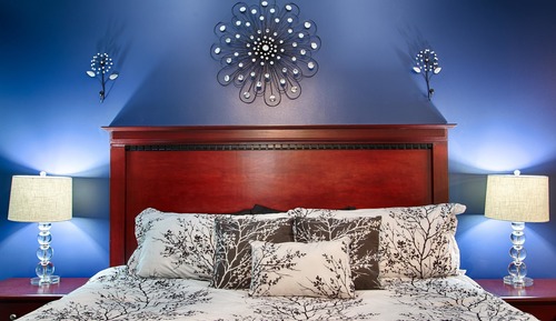 Habitación de luna de miel, 1 cama de matrimonio grande, frigorífico y microondas