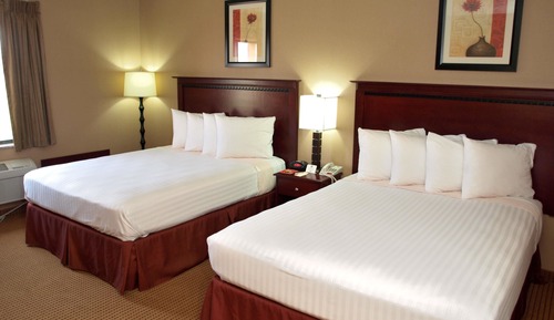 Habitación estándar, 2 camas de matrimonio, accesible para personas con discapacidad