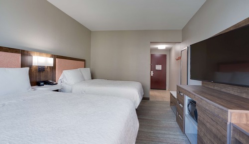 Habitación estándar, 2 camas de matrimonio, accesible para personas con discapacidad, no fumadores