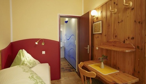 Habitación individual, balcón, vistas a la montaña