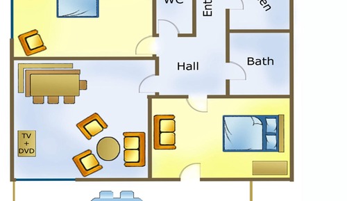 Apartamento clásico, 3 habitaciones (4-6)